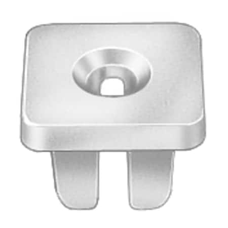 Auveco NYLON NUT #10 SCREW SIZE 13MM X 13MM5, 25PK 14274